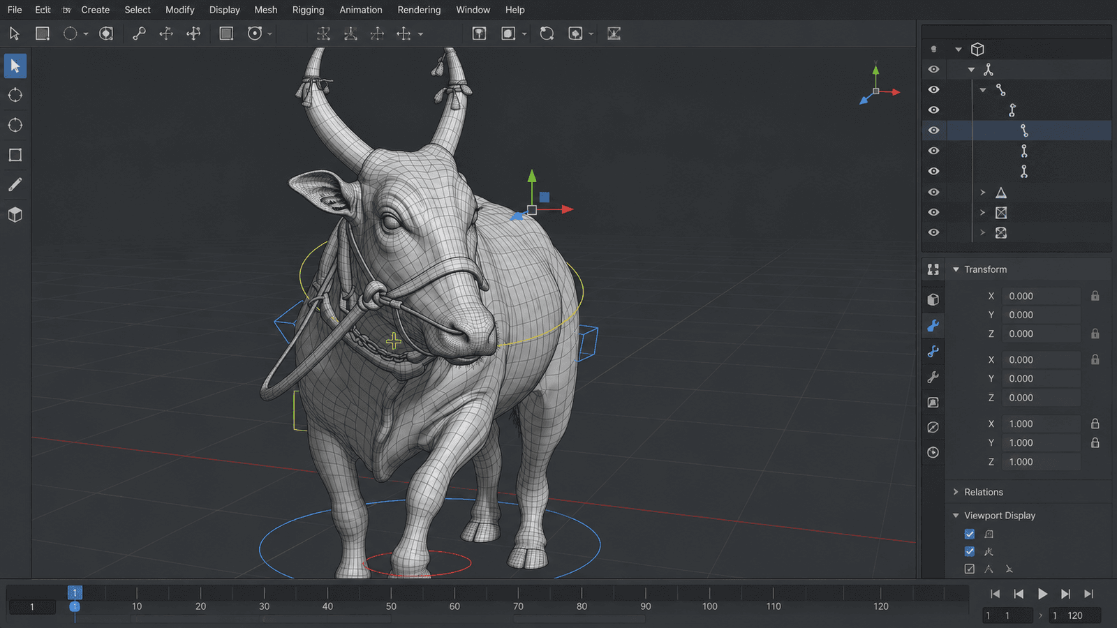 Creature design and animation